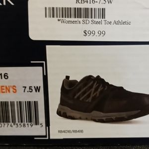 Steel toe Reebok shoes
